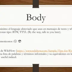 Consejos para un correo en inglés formal: evita abreviaturas y emoticonos. Aprende equivalentes formales en este enlace.