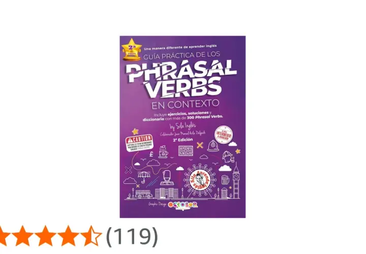 Guía práctica de phrasal verbs B1 en contexto, con ejercicios y diccionario. Ideal para estudiantes de inglés.