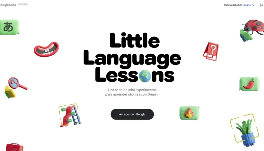 Aprende idiomas con "Little Language Lessons", una serie de mini experimentos de Google Labs. ¡Descubre el mundo con Gemini!