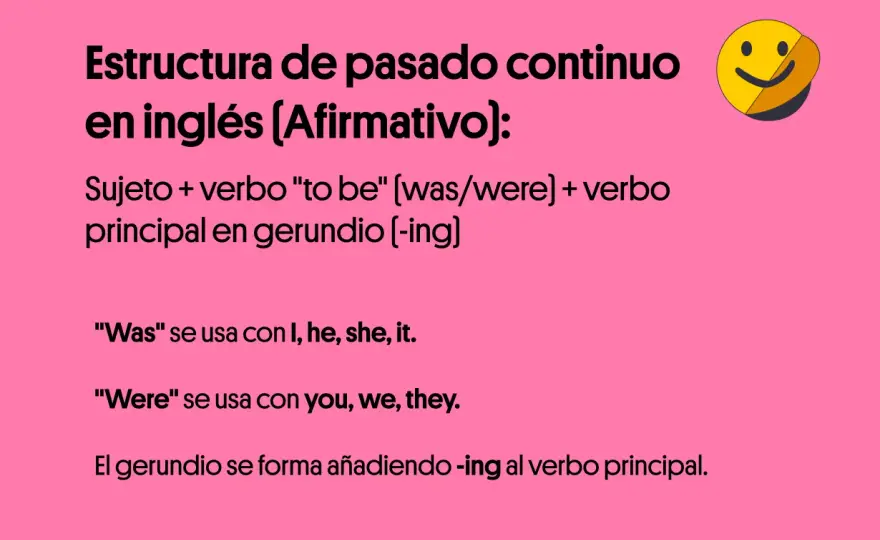 Past continuous - estructura, usos y diferencias con el past simple