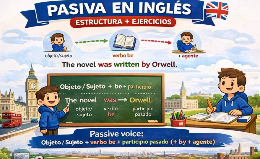 Voz pasiva en inglés - guía clara para usarla bien